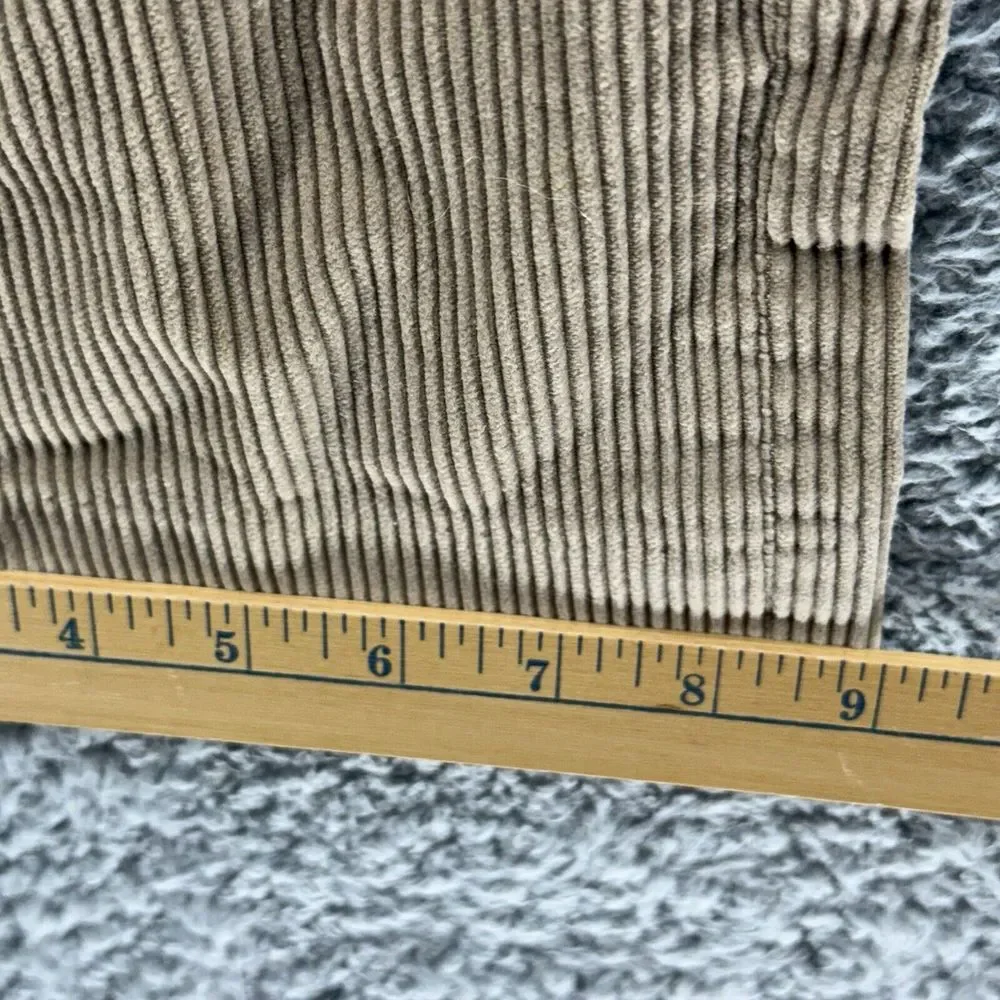 VTG WM F Farah Womens 18 36" Brown‎ Corduroy Chino Pants Straight Fit High Rise - Picture 7 of 8